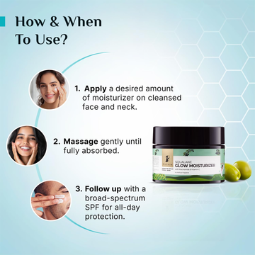 Glow & Hydrated moisturizer  (Use as skin prep before makeup - give dewy & flawless makeup base)