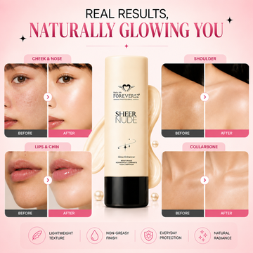 Daily Life Forever52 Sheer Nude Glow Enhancer | Iridescent Luminous Glow | Deep Hydration | Flawless Makeup Base